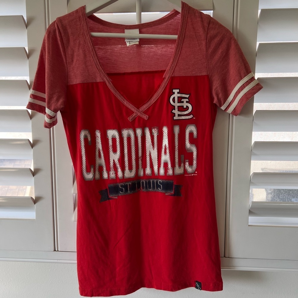 St. Louis Cardinals Red Women’s Tri-Blend Shirt Size Medium